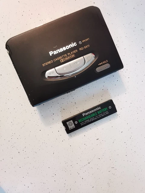 Walkman Panasonic RQ-SX11 Noir Pour Pièces Détachées (non Fonctionnel)