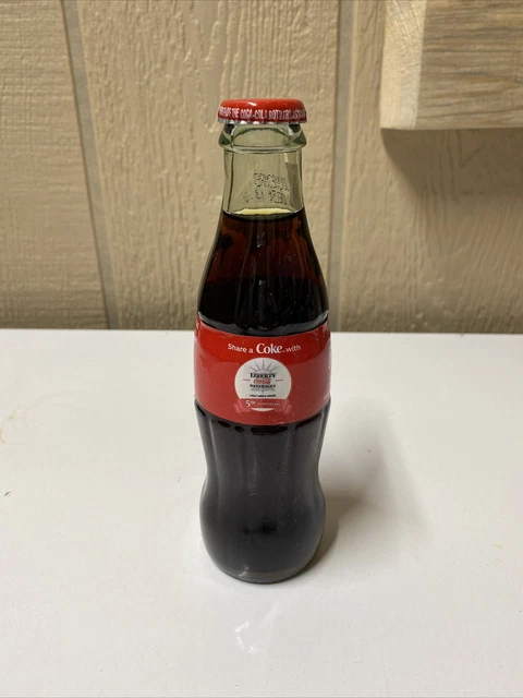 Coca Cola Bottle 5 Years Liberty Bottling EMPLOYEE Bottle Very Hard To Find !!