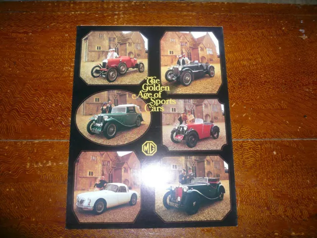 Mg Mgb Gt Midget Sales Brochure Vintage Picclick