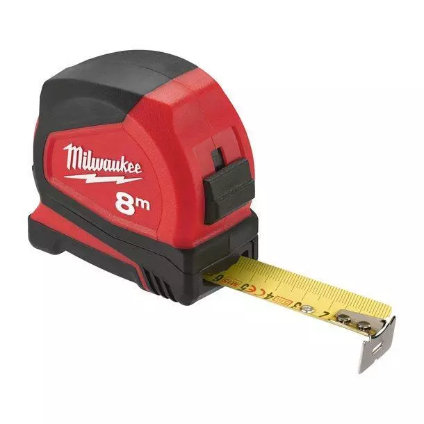 Bandmasse Pro Compact 8 m Milwaukee Maßband Werkzeug