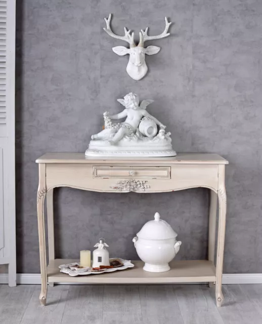 Mesa de consola casa de campo peluquería mesa de pared consola mesa auxiliar mesa de pasillo 2