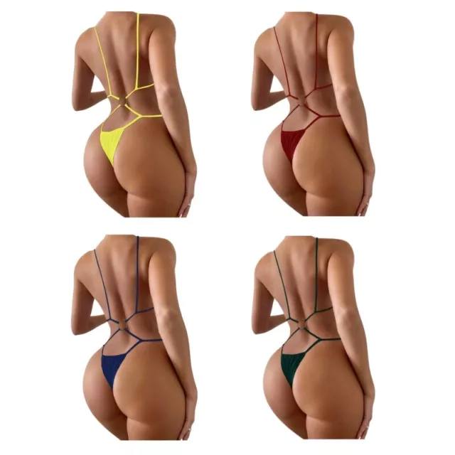 Brazilian Swimsuit Push-up Bra Bikini Set Backless Swimwear Cut Beachwear