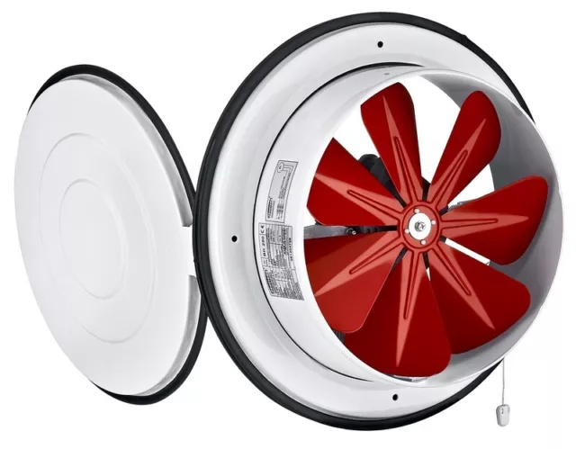 Axial Ventilateur Avec Rabat Mur Ventilateur de Fenêtre 160mm,200mm,250mm,300mm