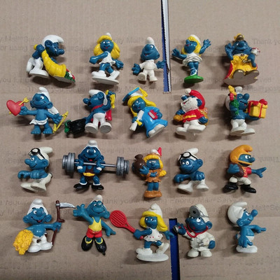 smurfs figures 1970s