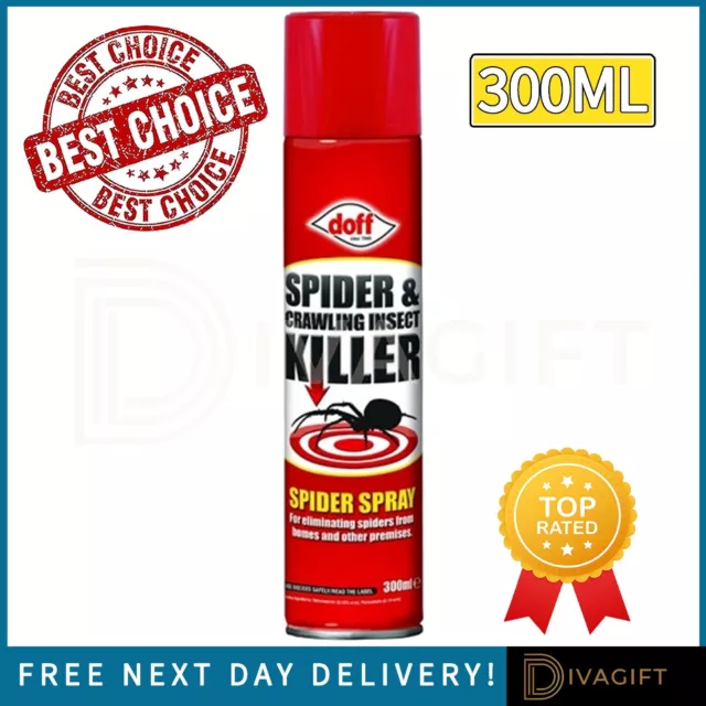 300Ml Doff Spider Crawling Insect Killer Spray For Eliminating Spiders New