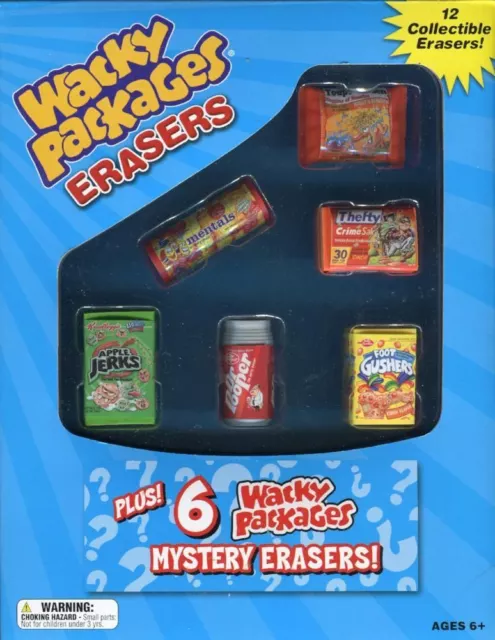 2011 Factory Sealed Topps Wacky Packages Erasers 12-pack box