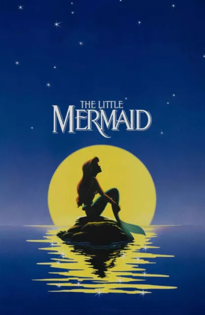 Walt Disney's The Little Mermaid 1989 Very Rare Unmounted 35mm Film Cells