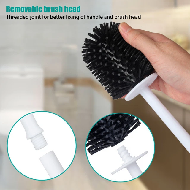 Brosse De Toilette Avec Support Brosse De Toilette Souple Pour La Salle De Ba OB