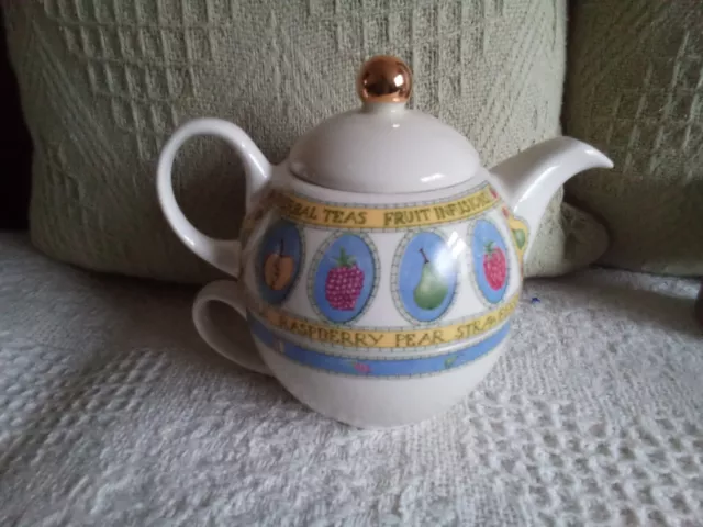 Arthur Wood & Son Staffordshire “ Tea for One “ Tea Pot & Cup