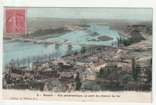NEVERS - Nievre - CPA 58 - panorama - cp couleur