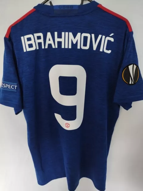 Manchester United Shirt 2016/2017 Third Zlatan Ibrahimovic 9 Europa Size L