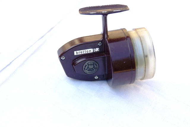 Ancien moulinet de pêche Bretton modèle 804 fonctionne