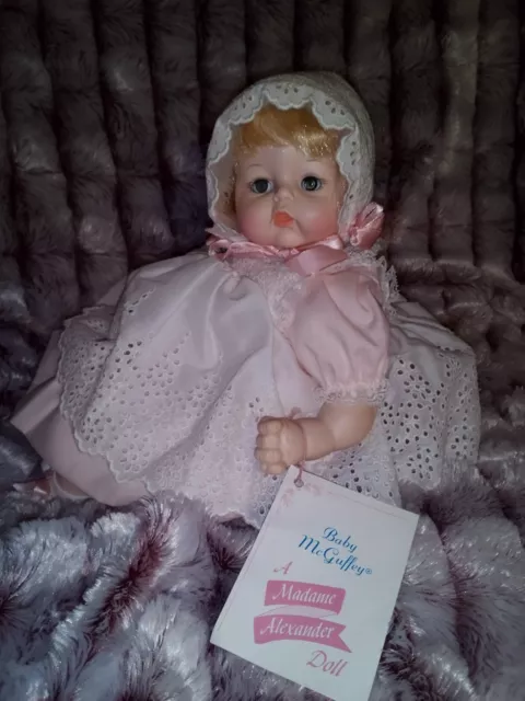 Vintage 🩷 Madame Alexander Baby McGuffey~Doll ~Exc.Cond.~Orig Box