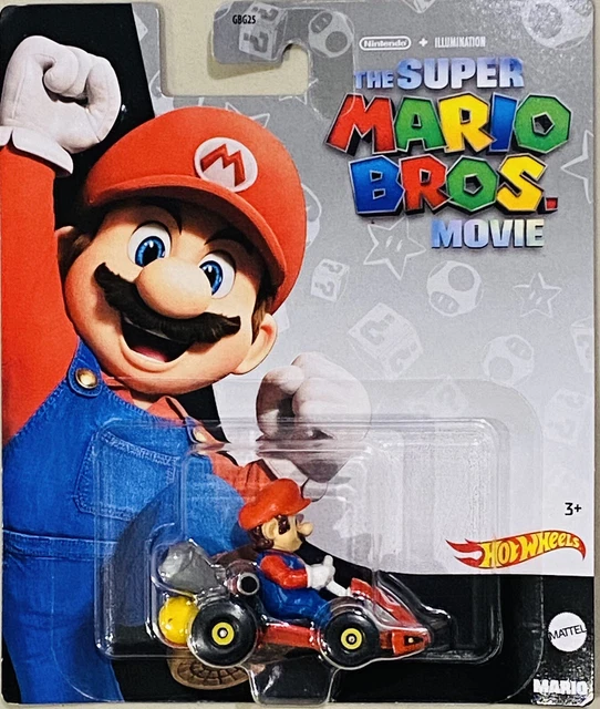 HOT WHEELS DIECAST Mario Kart The Mario Bros Movie 2023 New (CRACKED