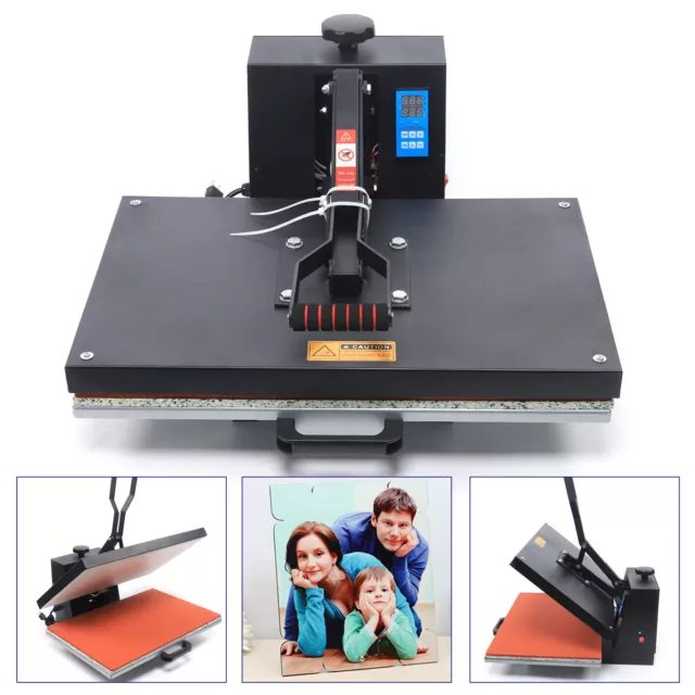 16x 24" Heat Press Machine Digital T-shirt Sublimation Transfer 2800W Large Size