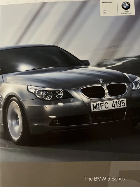 Brochure auto - 2004 BMW Serie 5 - Australia