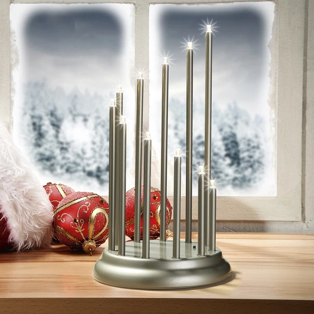 LED Deko Lampe Stimmungslicht Weihnachten Batterie betrieben dimmbar SL49-1