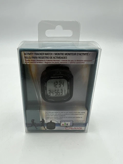 CRAIG Activity Tracker Watch Smart Pedometer Daily Tracks Steps Distance Calorie