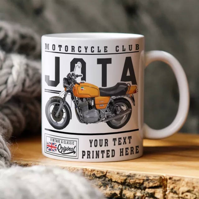 Personalised Motorbike Mug Laverda Jota Classic Bike Vintage Cup Dad Gift VBM26