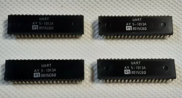 AY-5-1013A = TMS6011 G.I  UART Universal Asynchronous Receiver/Transmitter