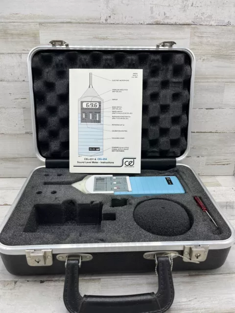 CEL-254 Digital Impulse Sound Level Meter W/ Case