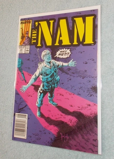The Nam # 33 1989 Marvel War Comic Doug Murray Fine- (Thank You Vets!)
