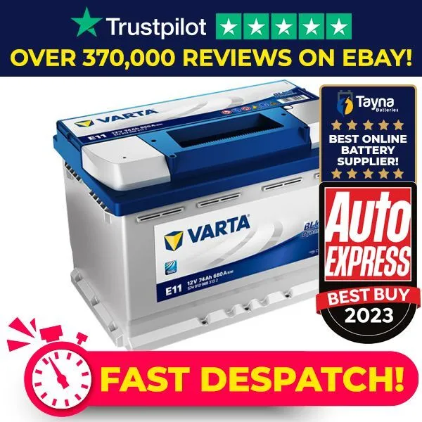 VARTA E11 CAR Battery TYPE 096 - 12V 74AH 680A - Mercedes Benz A 000 982 31  08 £99.99 - PicClick UK