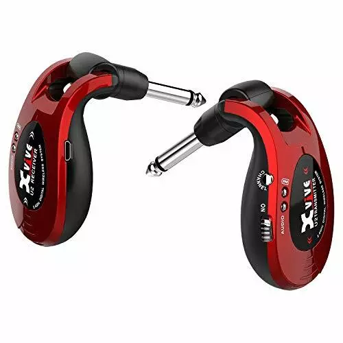 Xvive X-Vibe sans Fil Guitare Système XV-U2 # Rouge Neuf De Japon