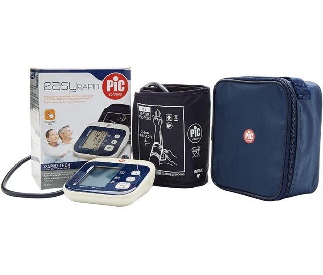 PIC Solution Blutdruckmessgerät EasyRAPID Blutdruck Pulsmesser Sphygmomanometer