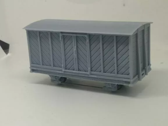 7mm scale O16.5 O 21 scale Isle of Man Railway G van covered goods wagon