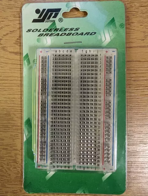 Pack of four - 400 point Solderless Breadboard for Prototyping with Arduino