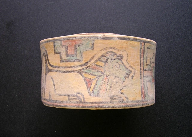 Vaso de cerámica policromada Harappan Indus Valley