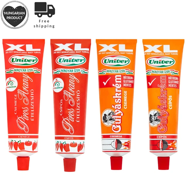 Set di paste di peperoni e gulasch ungheresi Univer Piros Arany, piccante delicato
