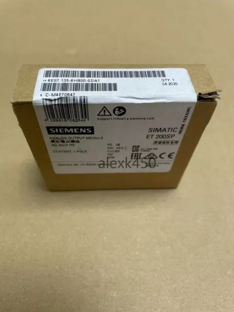 ONE NEW ET200SP Siemens 6ES7135-6HB00-0DA1 6ES7 135-6HB00-0DA1 PLC MODULE