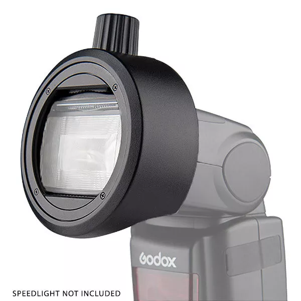 Godox S-R1 Round Head Speedlite Camera Flash Adapter Converter