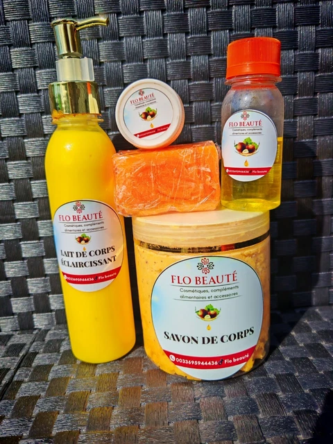 Sérum Blanchissant & Anti-Tâches Fleur Jaune - 300ml - Actifs Alpha Arbutin & Vitamines - Neuf
