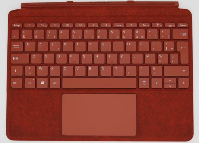 Clavier Microsoft Surface Go Type Cover - AZERTY Français - Rouge...