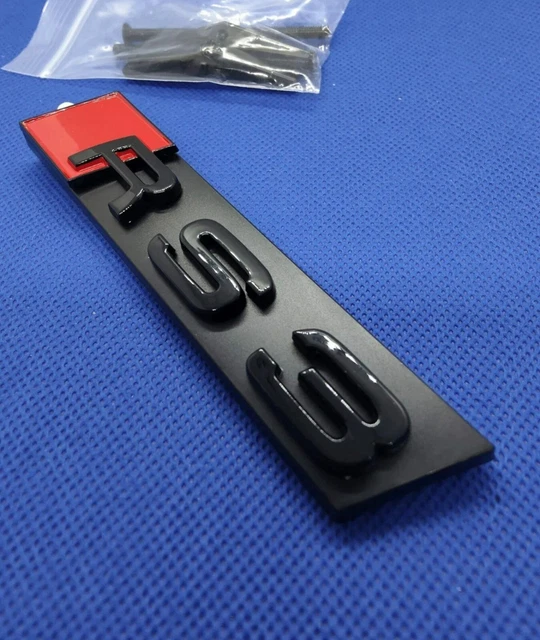 Audi Original RS3 Vorne Kühlergrill Emblem Schriftzug - 8V5853736B 2ZZ
