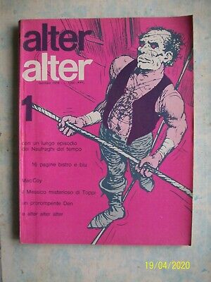 Alter Alter = N° 1 Gennaio 1978 = Milano Libri Edizioni =Rivista Fumetti E Altro