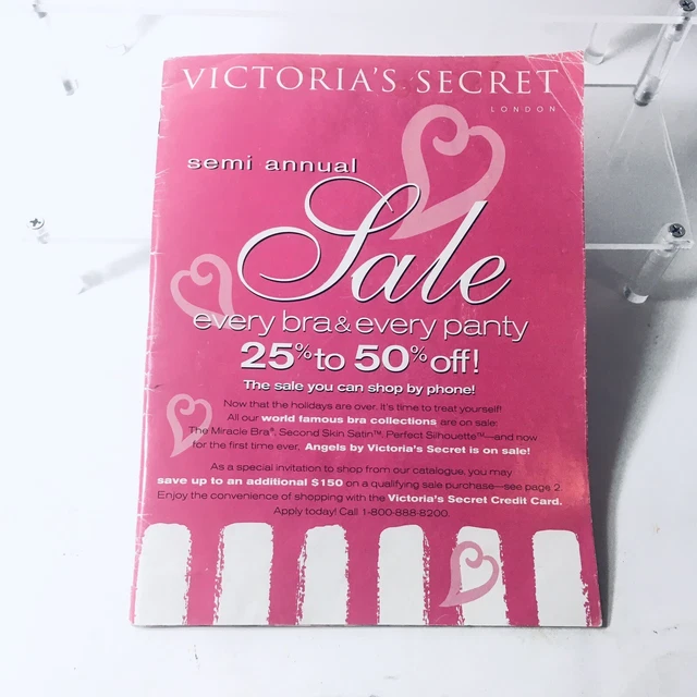 VICTORIA'S SECRET SEMI Annual Sale 1998 Catalog London Y2K 22.00