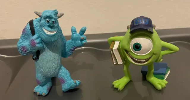 Disney Bullyland Figures X 2 - Monsters University - Mike And Sully