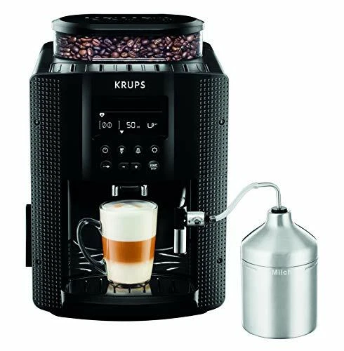 Machine A Cafe A Grain Broyeur Grain Cafetiere Expresso Buse Vapeur Pot A Lait