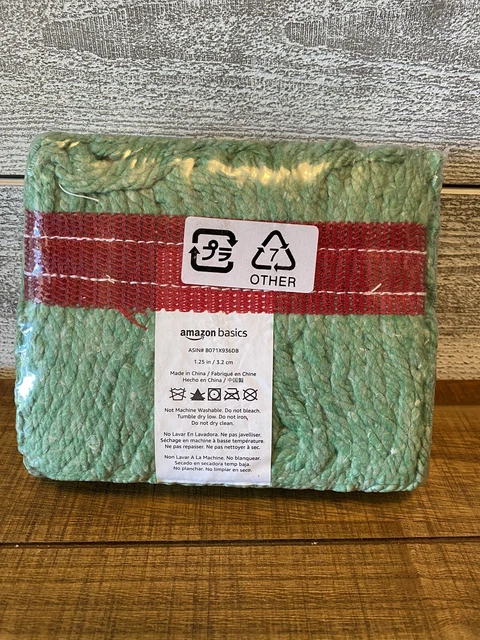 loop end synthetic mop head 1.25 inch head band medium green