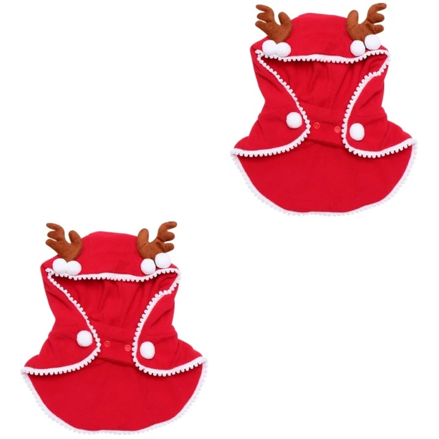 2 Count Mantello Per Animali Domestici Natalizio Halloween Costumi Di
