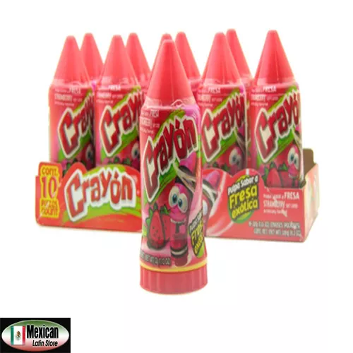 Lorena Crayon soft candy Mix Flavors 20ct box 4 different flavors