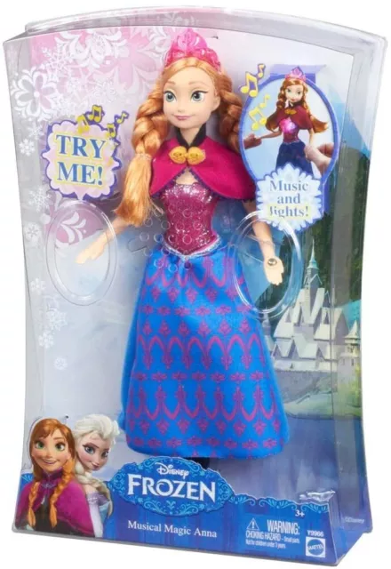 MUÑECA ILUMINADA ANNA 10" MAGIA MUSICAL CONGELADA Disney (3+) - sellada - coleccionable