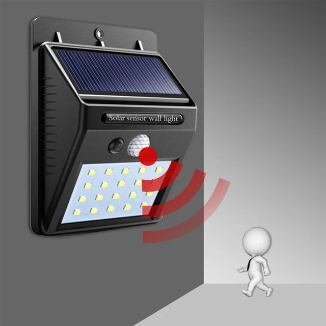 Sécurité 48 Lampe COB 20 Lampe Solaire Lampe Lumière murale Lampes de jardin 4