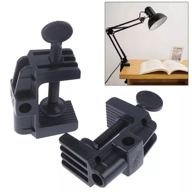 1Pc Table Lamp Cantilever Bracket Clamp Hardware Plastic Stand Microphone Hol_tu