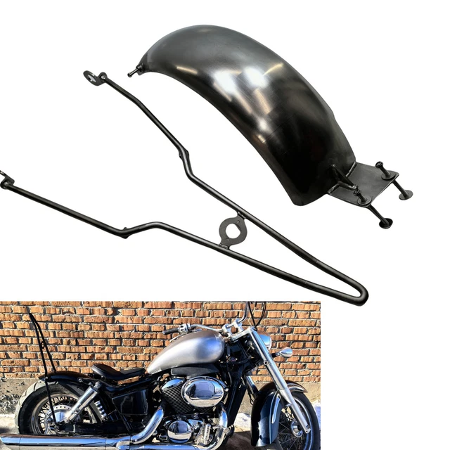 Garde-Boue Arrière Moto - Métal Pour Shadow 1100, Virago, V-Star, Boulevard Et Cruisers - 412 Mm - 11