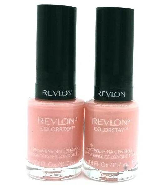 Revlon ColorStay Longwear Nail Enamel Café Pink - 060 Lot of 2 New